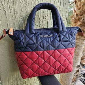 MZ WALLACE Micro Sutton Bag Red & Navy